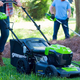 GreenWorks 40V 21" Electric Mower With Two Batteries | $200 | Woot